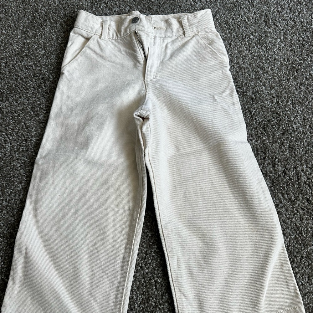 Banana Republic Cream Girl Pants